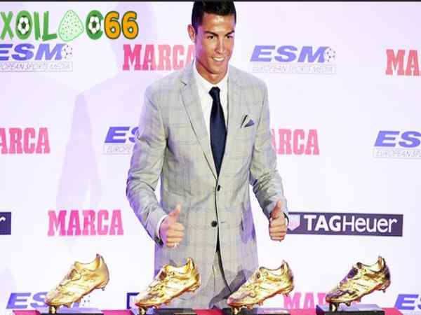 Ronaldo có bao nhiêu chiếc giày vàng? Tiêu chí chọn giải thưởng?